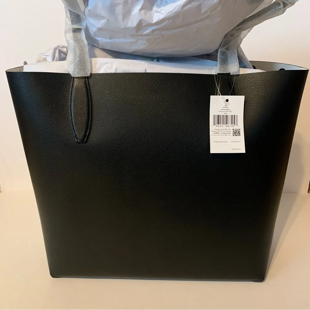 NWT. KATE SPADE X DISNEY Reversible Minnie Tote W/Detachable